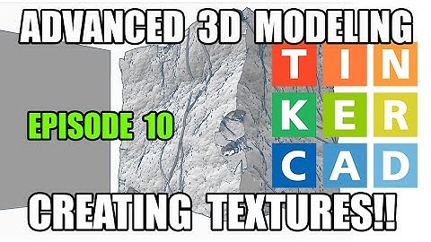 3D modeling Introducing TEXTURES  in TINKERCAD Episode 10 Advanced tutorial