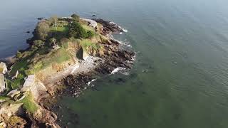 Exploring Plymouth's Historic Drake's Island 🏝️ | Incredible 4K Drone View
