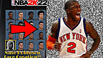NBA2K22 CURRENT GEN HOW TO MAKE NATE ROBINSON FACE CREATION!!!