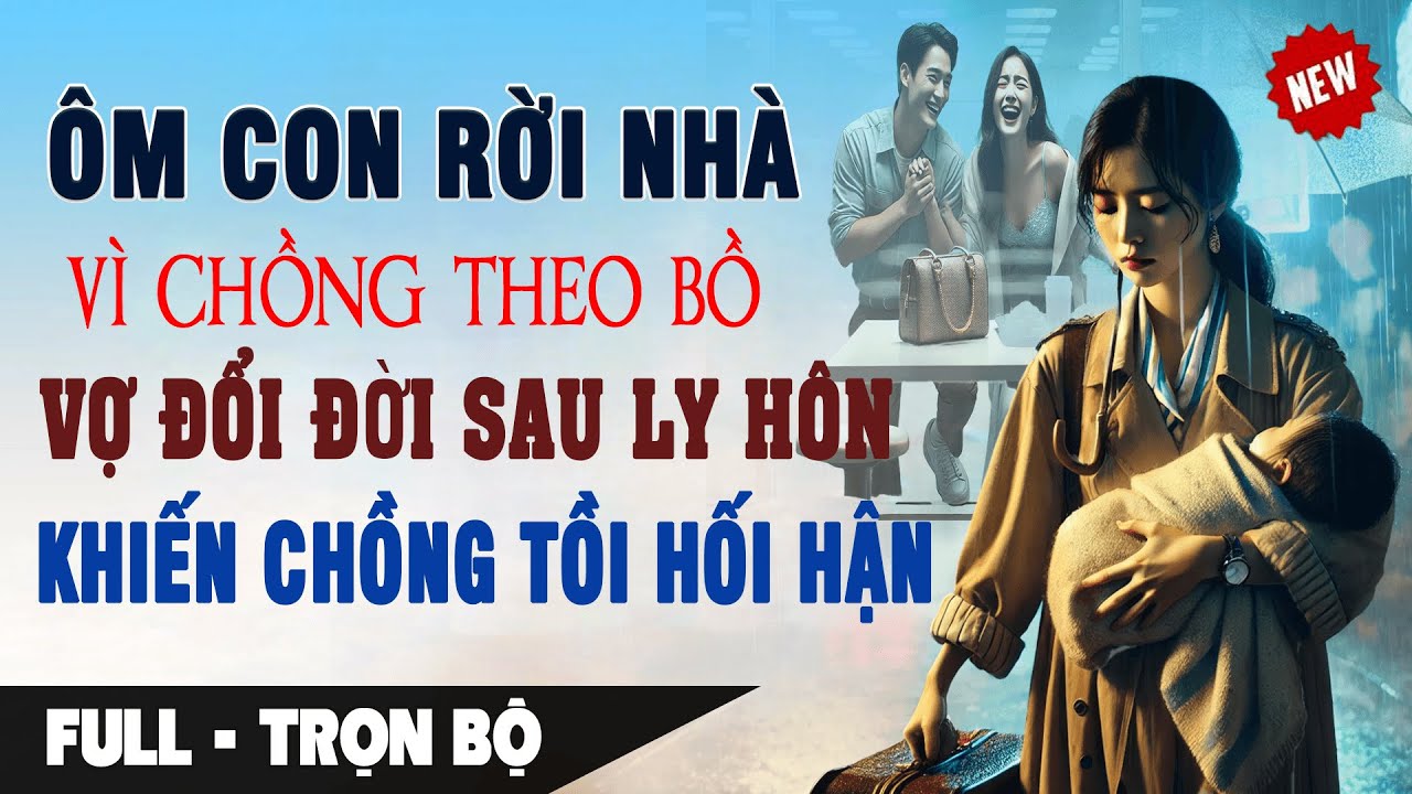 ÔM CON RỜI NHÀ vì Chồng THEO BỒ Vợ ĐỔI ĐỜI SAU LY HÔN Khiến Chồng Cũ Không Xứng Truyện Ngôn Tình Ful