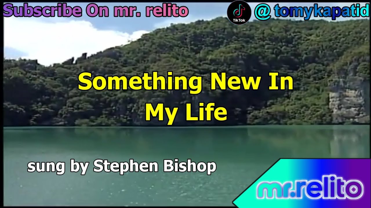Something New In My Life by Stephen Bishop karaoke - YouTube