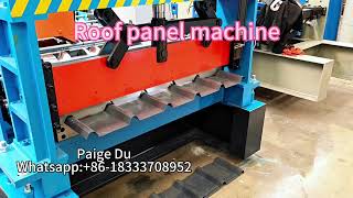 [roof panel machine] Round trapezoidal IBR roofing sheet machine