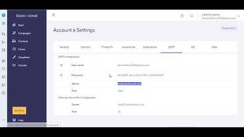 Mailsniper: Adding SMTP Server (Elastic Email)