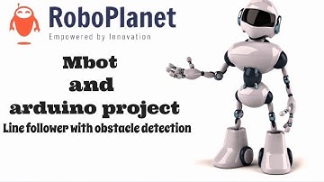 Mbot and arduino project: line follower and obstacle detection
