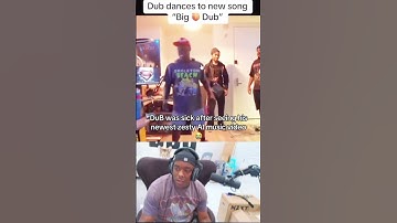 DuB was sick after seeing his newest zesty AI music video 😭 #dub #yt #shorts