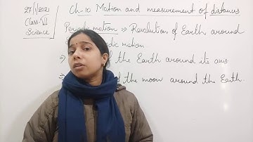 Class VI Science 27 01 2021 by Ms Mridulata Upadhyay Chapter 10 Motion and measurement of distance