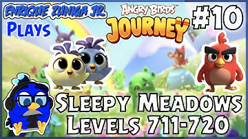 SLEEPY MEADOWS! 🌸🌈 / LEVELS 711-720! - Angry Birds Journey Gameplay #10