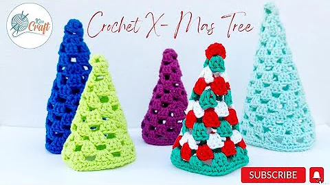 Unique Crochet Granny Square Christmas Tree