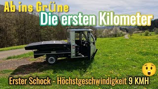 Dachzelt ElektroTrike ‼Erste richtige Probefahrt‼...mit Hindernissen