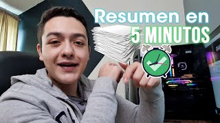 RESUME un texto en menos de 5 minutos | Página para resumir textos screenshot 1