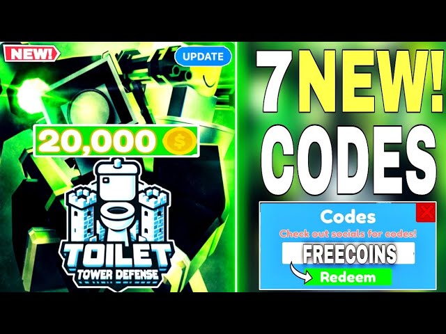 Toilet Tower Defense codes (November 2023) - all working codes