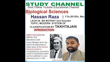 LEC#22 TAKHTAJAN SYSTEM OF CLASSIFICATION BS/BSc/ADE/MSc BOTANY