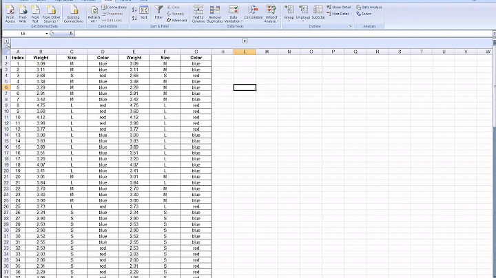 Excel - Grouping   (columns and rows)