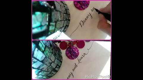 Inner Envelope Calligraphy