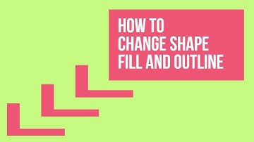 How to change shape fill and outline colour in Microsoft Word