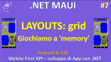 Developing Android/iOS Apps with .NET MAUI ITA 07: The Memory Game with Grid Layout, Part A