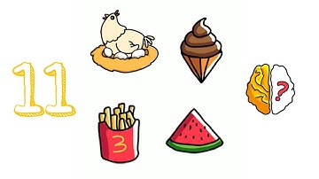 Brain Out Level 11-Find some thing you can not eat!Walkthrough solution