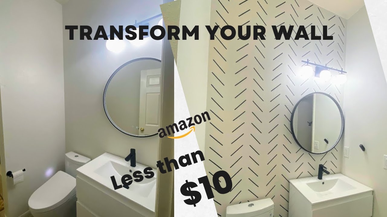 Budget DIY Wall Decals From Amazon Easy to Install Vinyl Wall