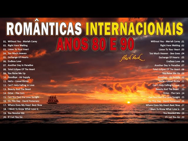 ❤️ Músicas Internacionais Antigas Românticas ❤️ AS MELHORES #3 class=