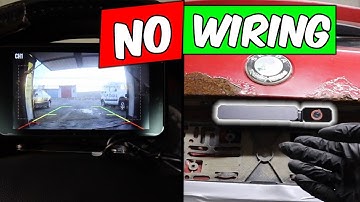 Solar backup camera without wiring | 3-minute install