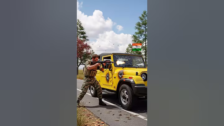 Indian Army soldier Escape from Terrorist Trap #ai #army #cartoon