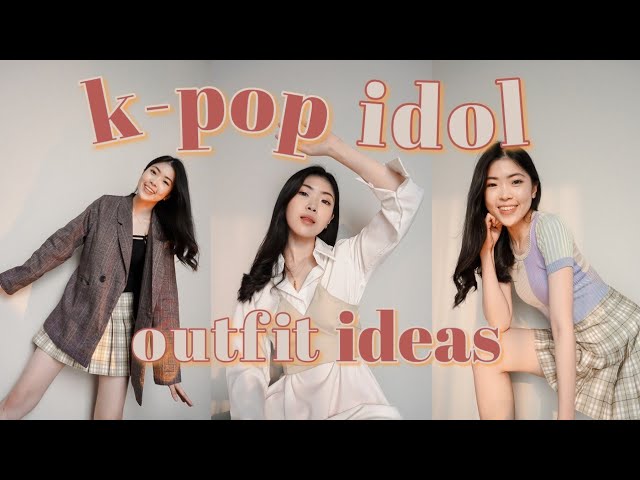 dressing as k-pop idols ✨ k-pop idol outfit ideas ✨ recreating kpop idol  outfits 