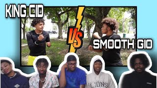 KING CID VS SMOOTH GIO! **I Pulled Up** REACTION