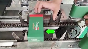 How to adjust boxes length of bottles cartoner machine for Malaysian customer