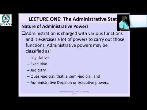 administrative law
