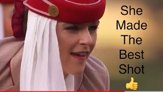 Flight attendant Emirates Steal the Baseball Show