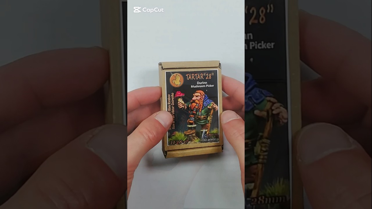 Durinn figure: 28mm from Tartar Miniature |Unboxing| 🍄 mushroom