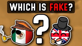 Guess Which Countryball is Fake | Country Quiz Challenge