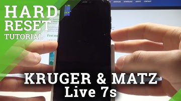 How to Clear eMMC in KRUGER & MATZ Live 7s - Remove Password / Hard Reset