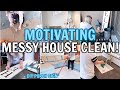 MOTIVATING MESSY HOUSE CLEAN WITH ME | FALL CLEANING MOTIVATION | WHOLE HOUSE SPEED CLEANING ROUTINE