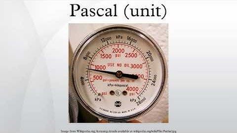 Pascal (unit)