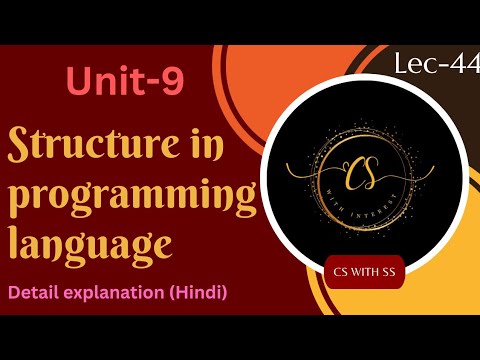 structure|structure in programming language|unit-9 #coding #cs # ...