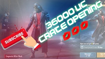 Enigmatic Killer Set 36000 uc Crate opening ❣❣