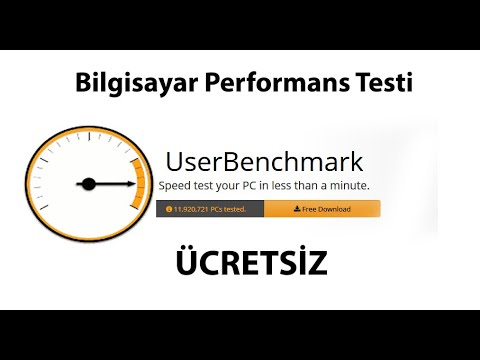 Bilgisayar performans testi - Userbenchmark - Hız testi | Ekran kartı - CPU | RAM \u0026 SDD, HDD TESTİ