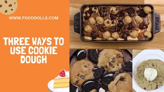 Chocolate Chip Cookie Dough 3 Ways | Fried Ice Cream, Brookie Skillet, and Tonight Dough Ice Cream