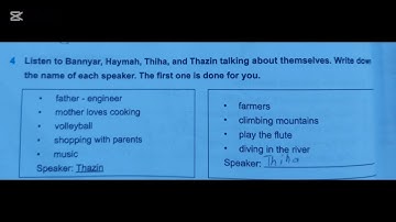 Grade 6 Unit 4 Lesson 1 Exercise 4