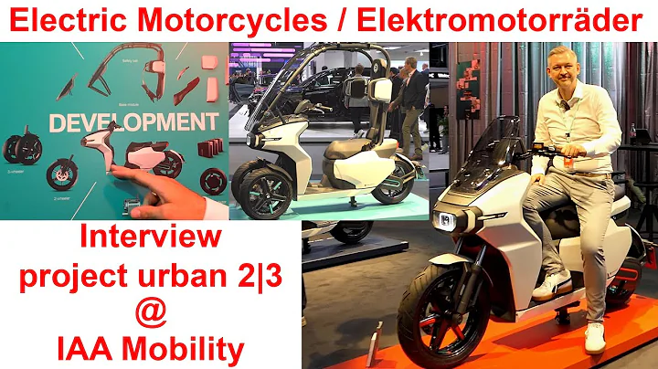 2/3-Wheels Electric Scooter Modular Concept from project urban 2|3 @ IAA Mobility 2025 - Interview