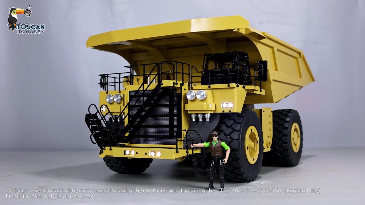 ホビーラジコン Truck  Heavy  Truck  Heavy THIS 1/20 RC HYDRAULIC MINE TRUCK WILL IMPRESS YOU – POWERFUL