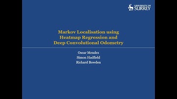 Markov Localisation using Heatmap Regression and Deep Convolutional Odometry