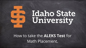 How to Take the ALEKS Test for Math Placement