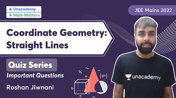 JEE Mains 2022 | Quiz Series | Coordinate Geometry Straight Lines | Important Questions