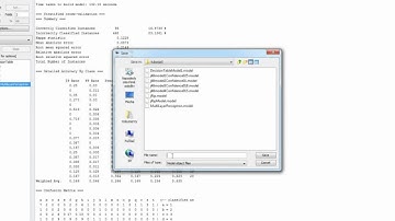 WEKA HowTo: Save Model