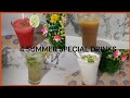 4 healthy and refreshing homemade summer drinks  summer cool drinks