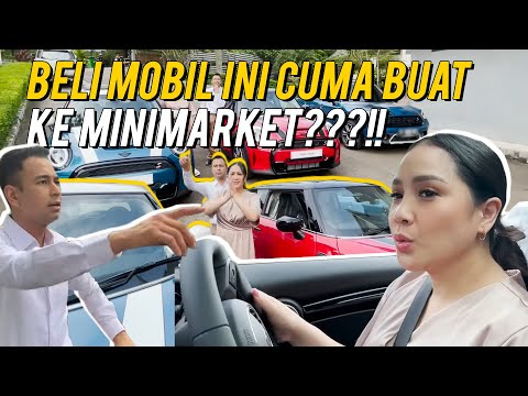 RAFFI GELENG KEPALA!!! NAGITA BELI MOBIL CUMA BUAT JAJAN KE MINIMARKET SAMA CIPUNG&RAFATHAR