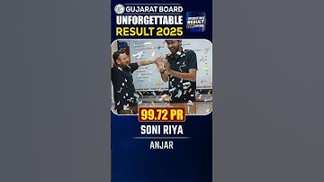 Std 12 Vidyakul Topper Soni Riya 99.72 PR #vidyakul #topper #result #gseb #shorts