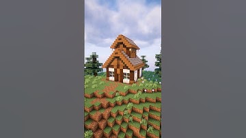Minecraft Medieval House🏡 Tutorial #shorts #minecraft #tutorial #foryou #fypシ゚ #howtobuild #house
